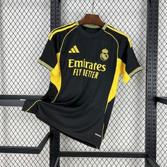 Real Madrid 2025/26 Black and yellow special edition Jersey