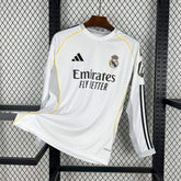 25-26 Real Madrid Home Long Sleeves Jersey