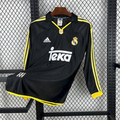 Real Madrid 1998/99 Away Long Sleeves Retro Jersey