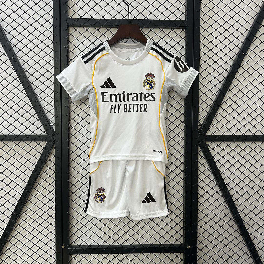 25-26 Real Madrid Home Kid Kits