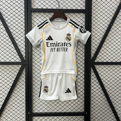 25-26 Real Madrid Home Kid Kits