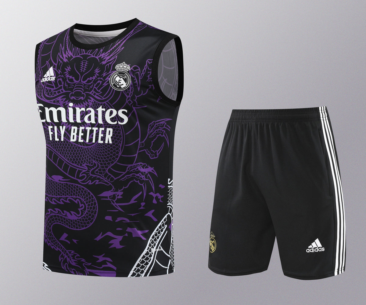 Real Madrid Dragon Purple Training Uniform