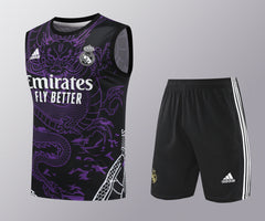 Real Madrid Dragon Purple Training Uniform