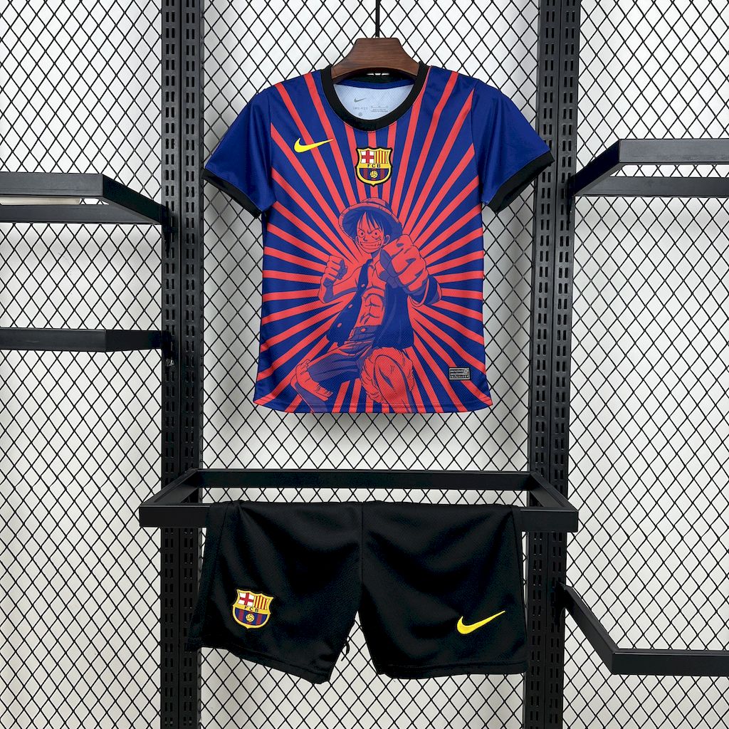 Barcelona 2025/26 ワンピース-モンキー・D・ルフィ Kids Kit