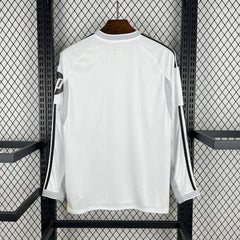 25-26 Real Madrid  Home Long Sleeves Jersey