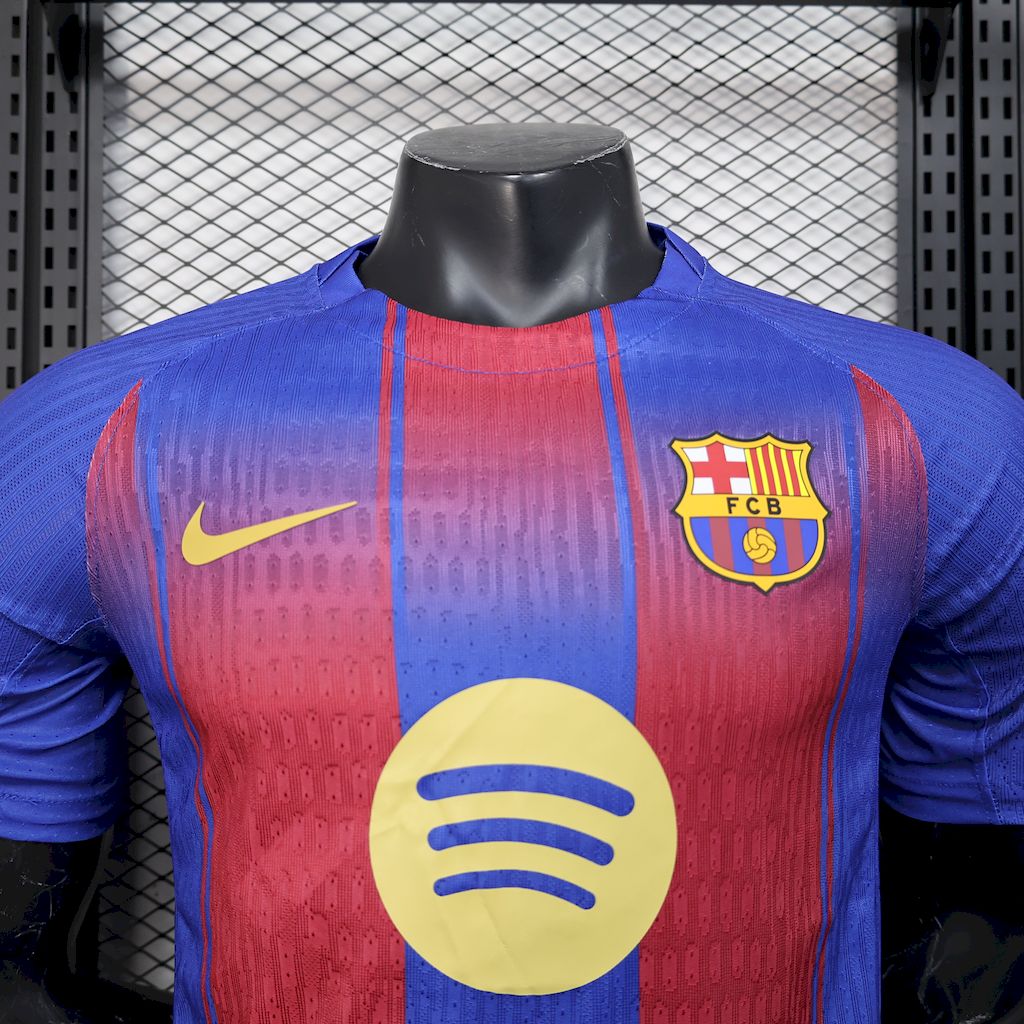 Barcelona 2025/26 Home Jersey Player Version